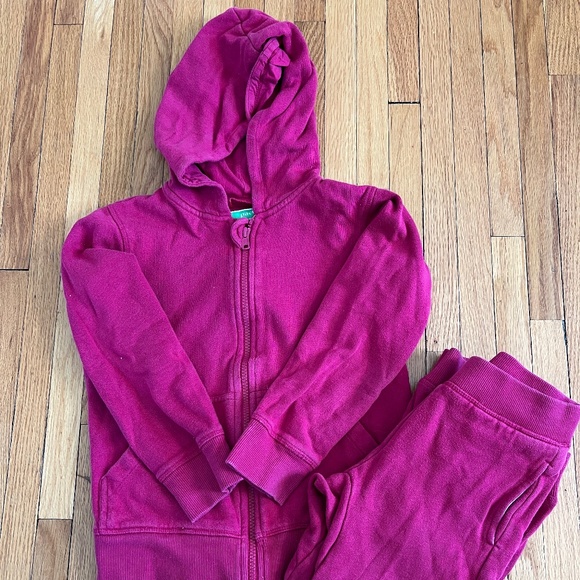 Pact 6/7 Pink sweatshirt and sweat pants - Picture 1 of 1